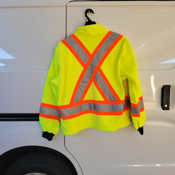 Work King by Tough Duck S413 Class 3 HiVis 3-in-1 Bomber Jacket Large - Picture 6 of 15